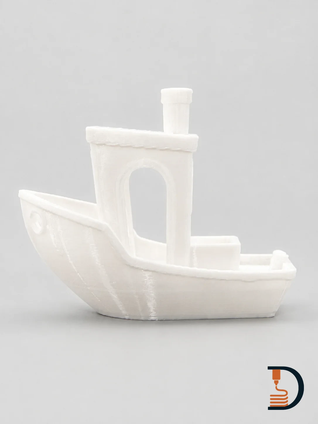 The printed test piece posted to customers