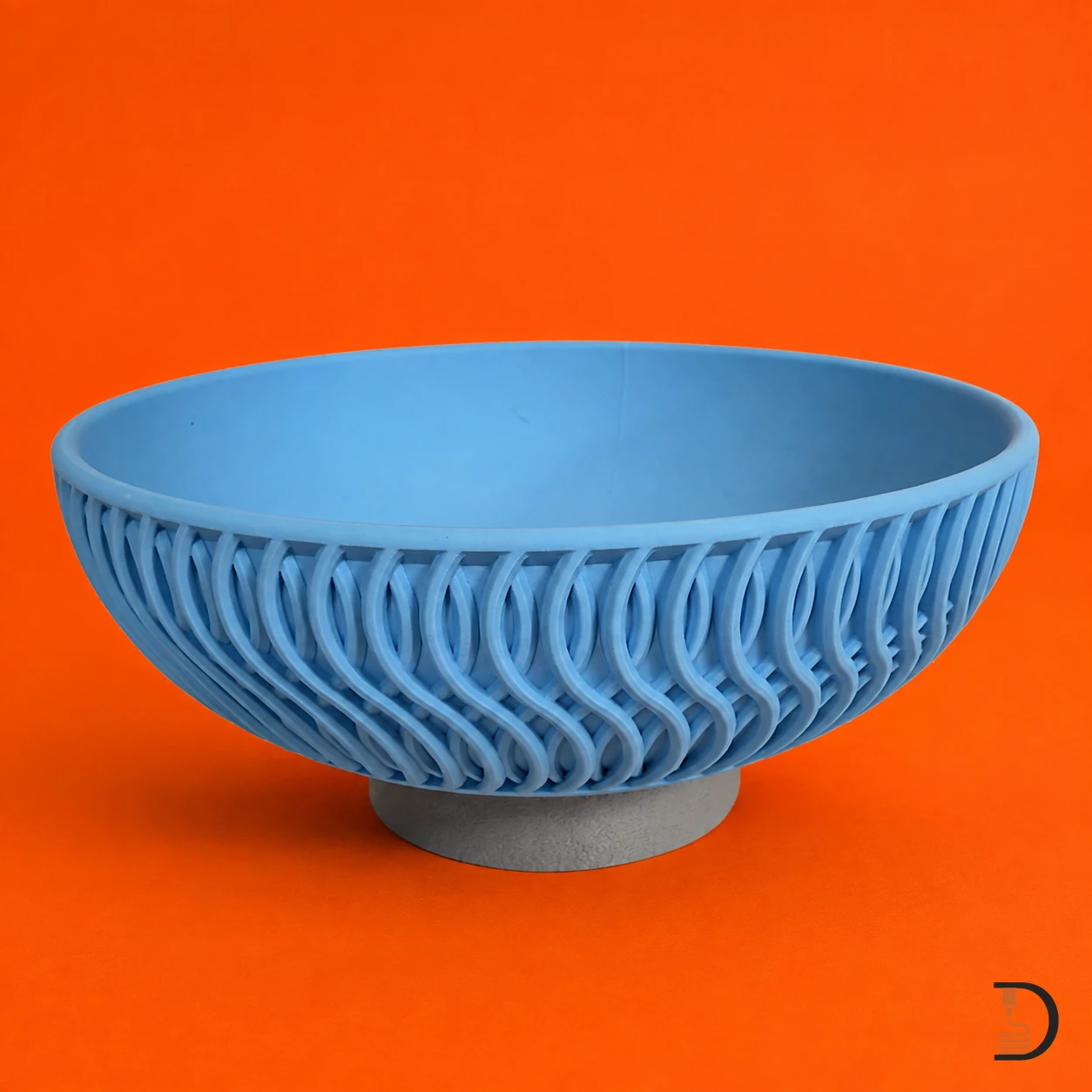 Ribbed Bowl Planter