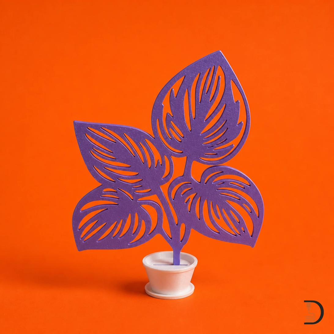 Botanical Flower Pot